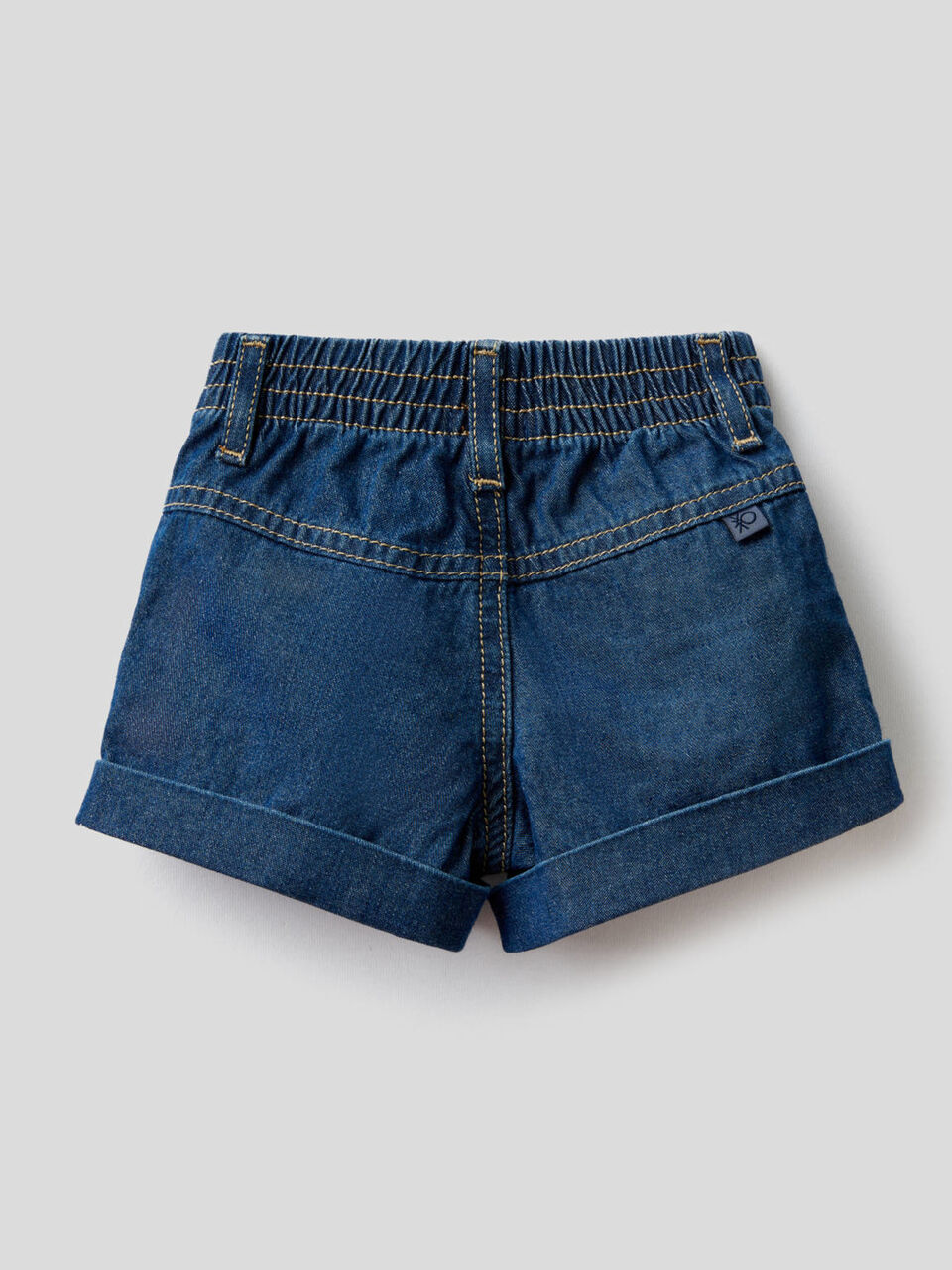 Shorts in denim di 100% cotone image number 2