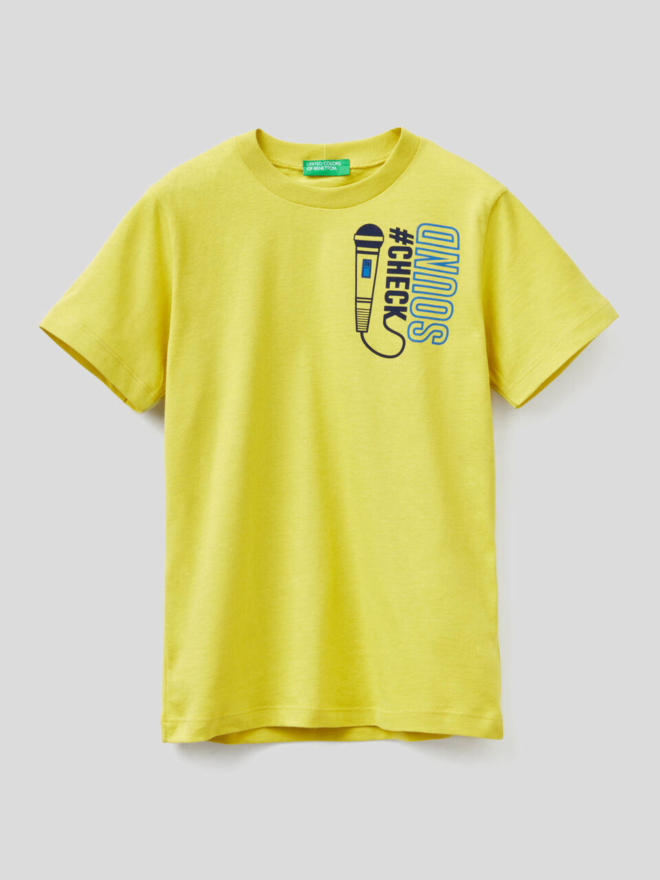 T-shirt manica corta in cotone biologico image number 1