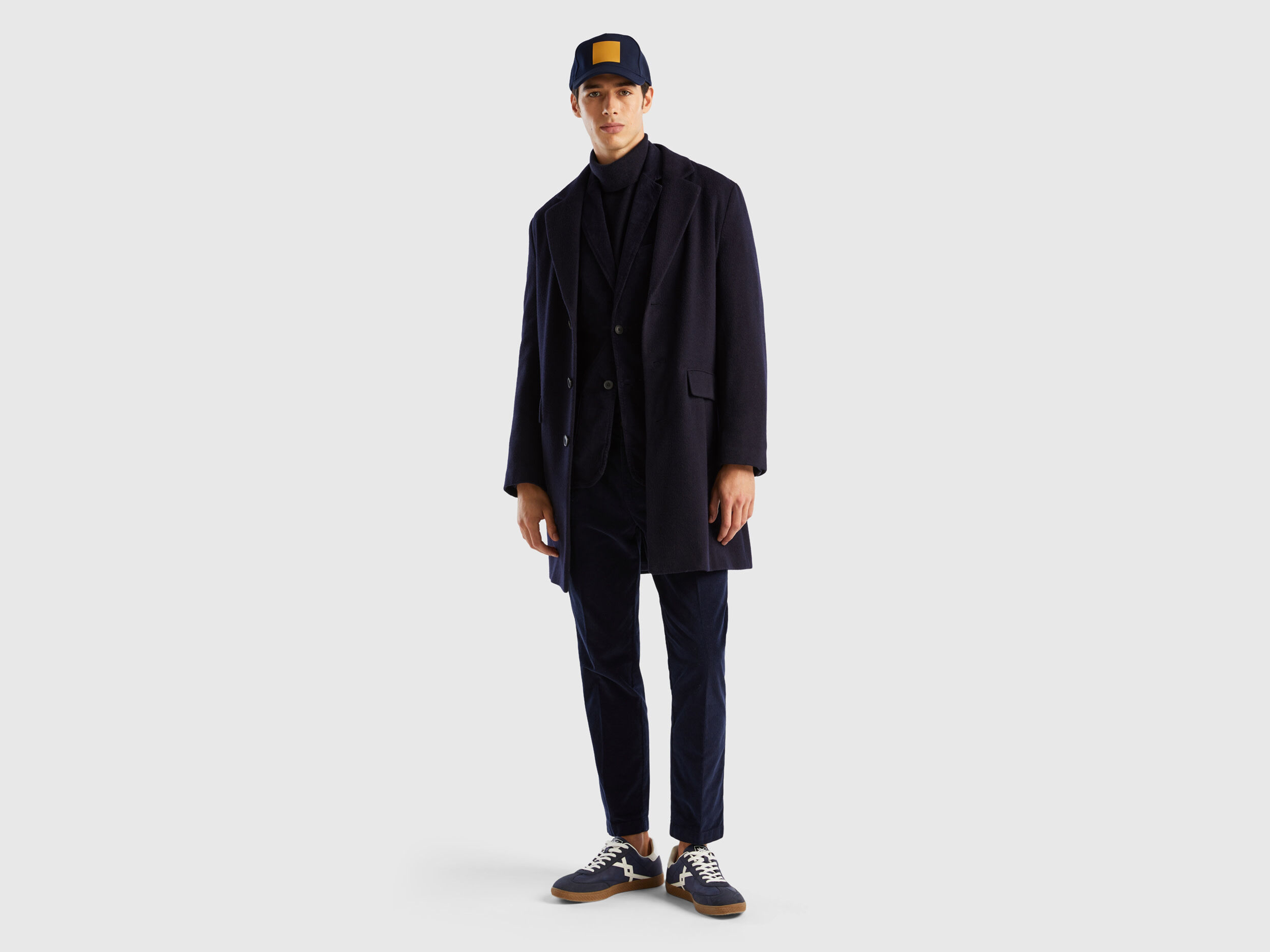 Benetton cappotto sales uomo