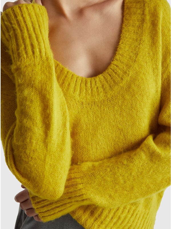 Calda maglia in misto mohair Donna