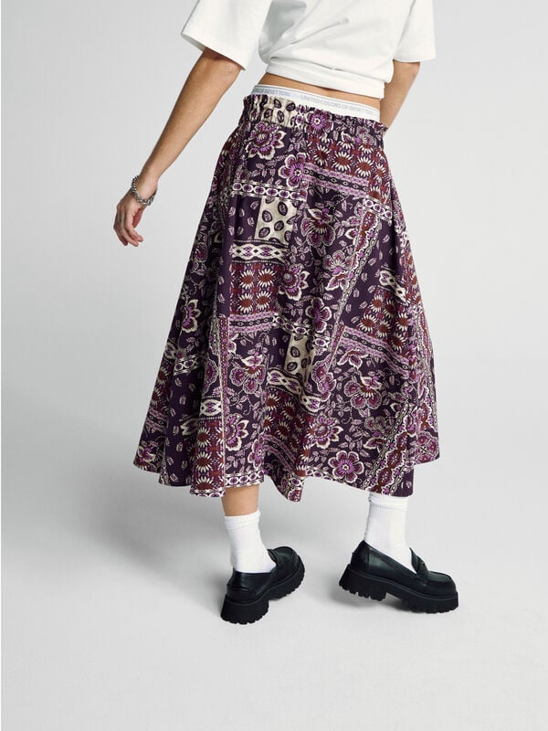 Longuette con stampa bandana Donna