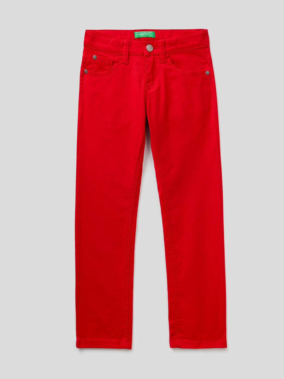 Pantaloni slim fit a cinque tasche image number 1