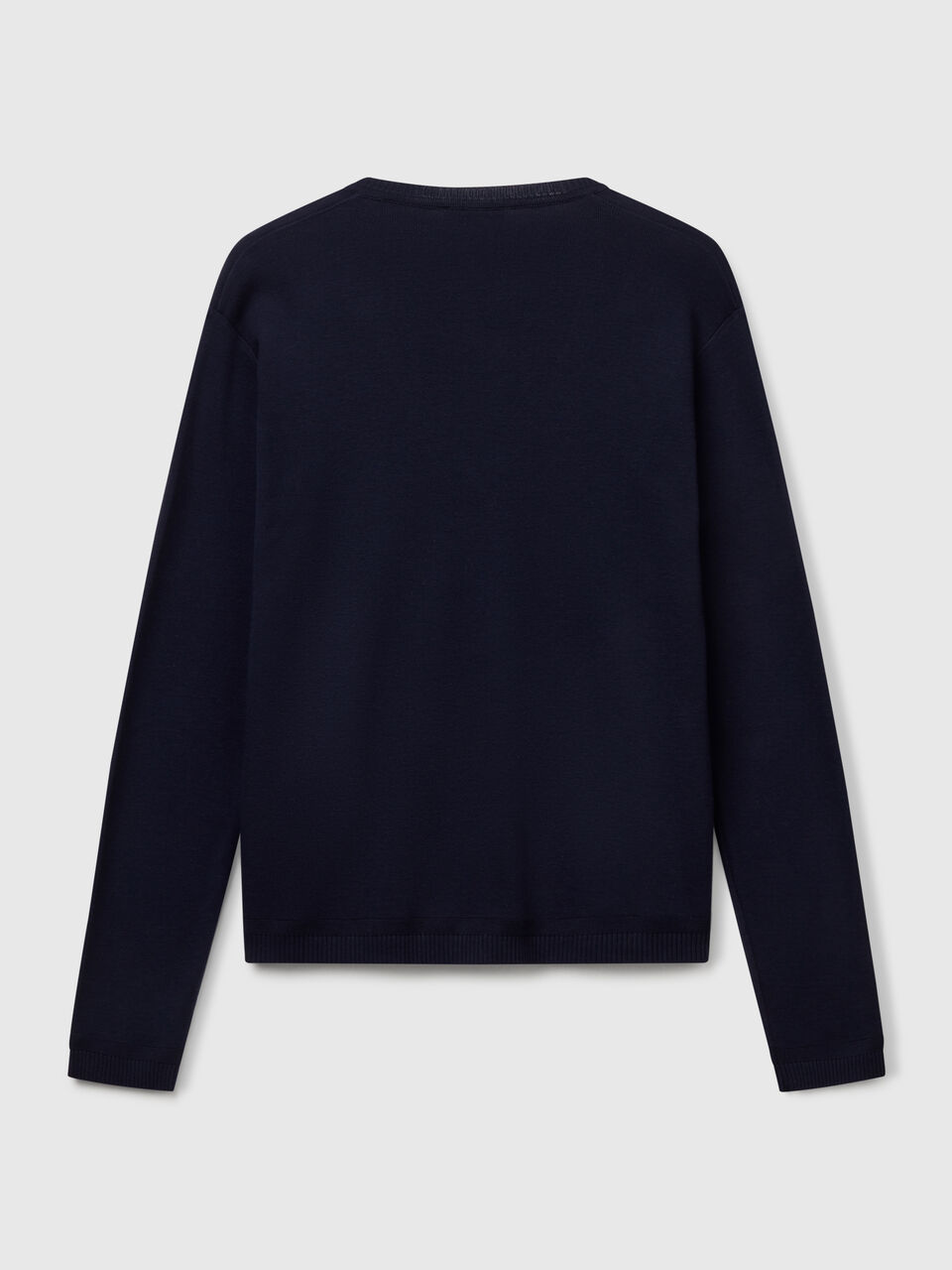 MAGLIA SCOLLO V M/L Donna image number 2