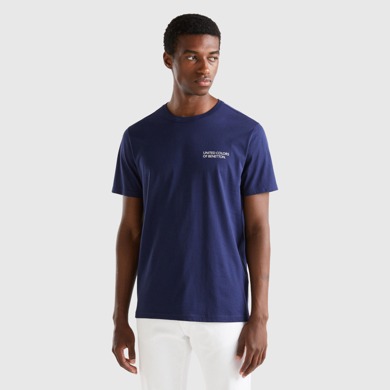 T shirt blu scuro discount