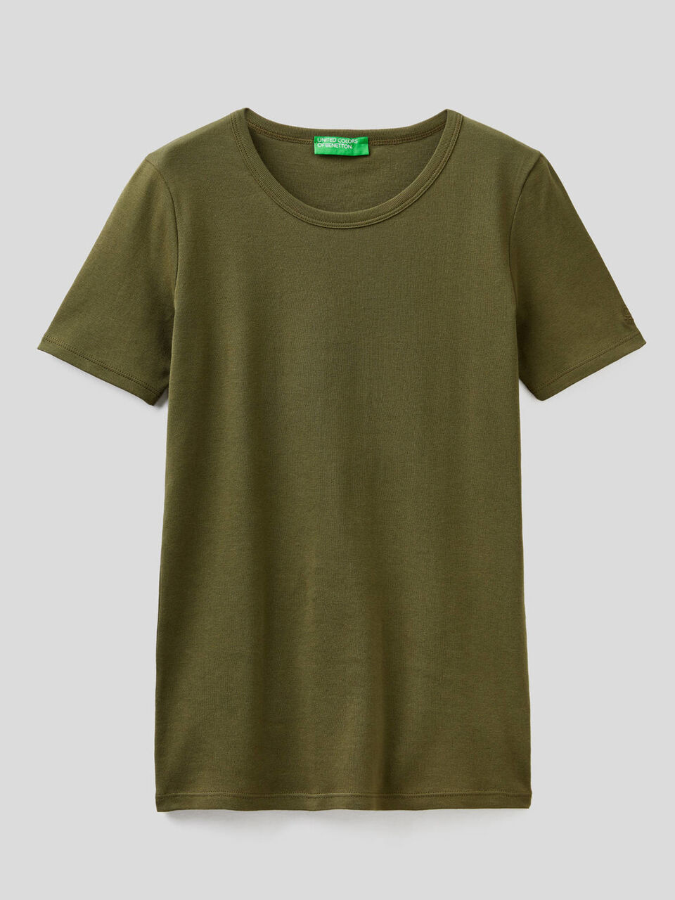 T-shirt in cotone a fibra lunga image number 1