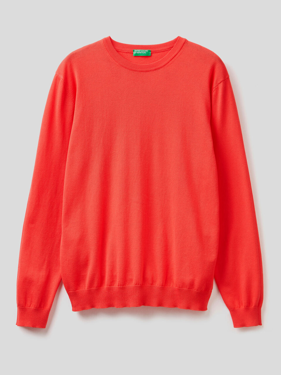 Maglia girocollo 100% cotone image number 1