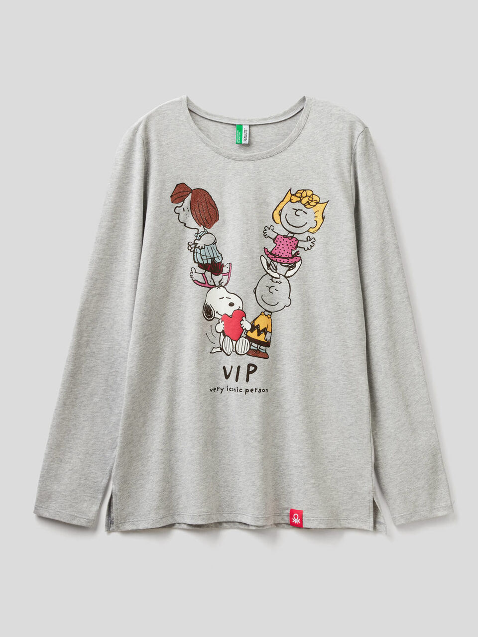 T-shirt Peanuts in cotone a fibra lunga image number 1