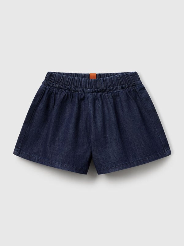 Gonna pantalone in chambray Baby