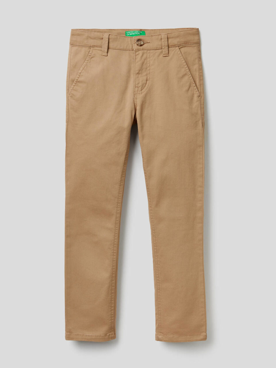 Chino slim fit in cotone elasticizzato image number 1