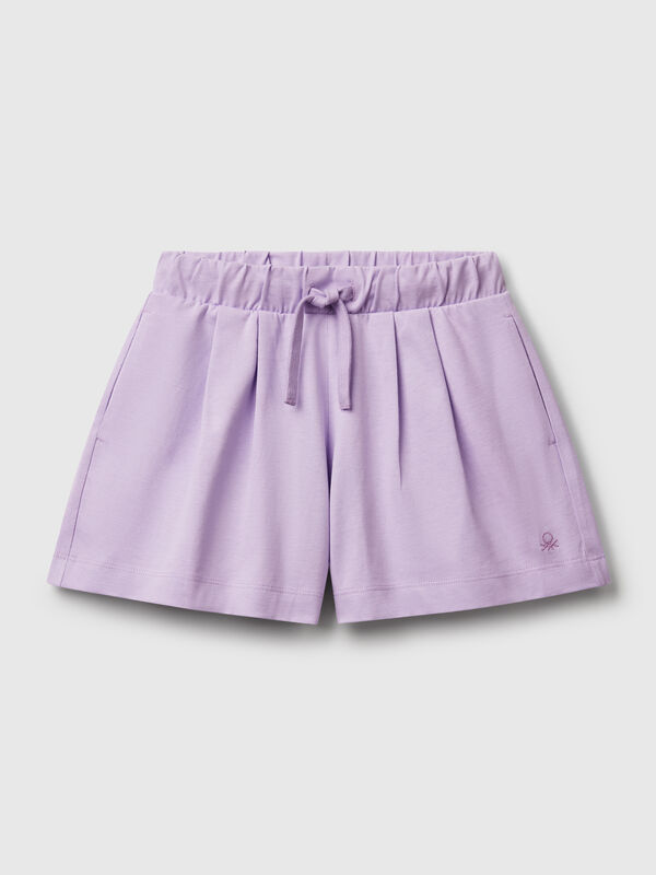 Shorts in puro cotone Bambina