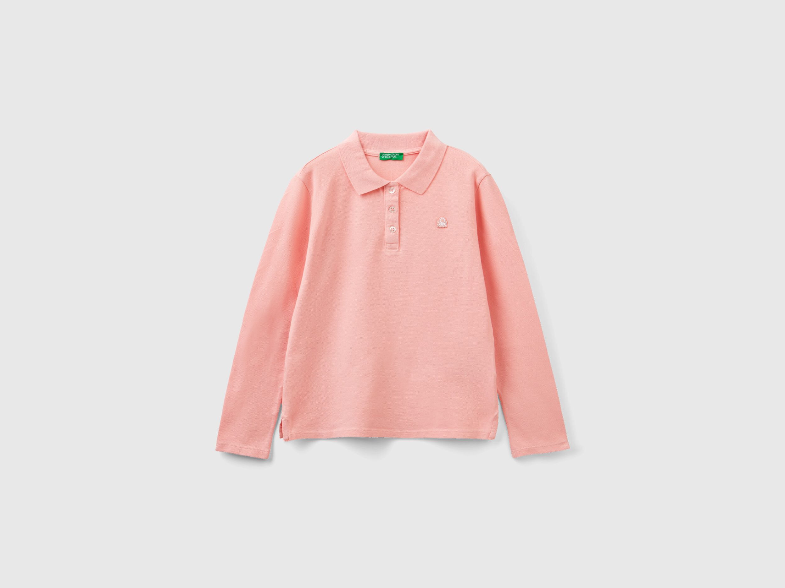 Polo benetton manica lunga shop