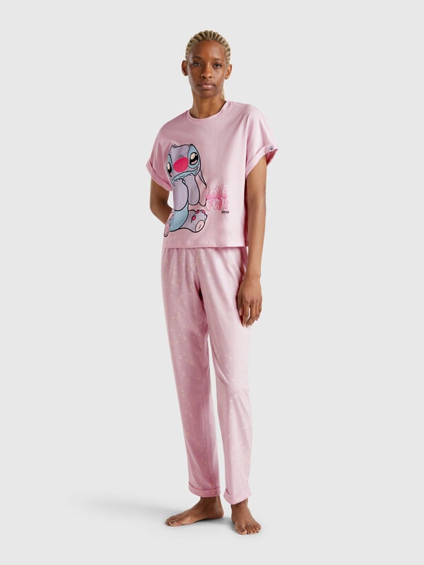 Pantaloni fantasia in misto viscosa Donna