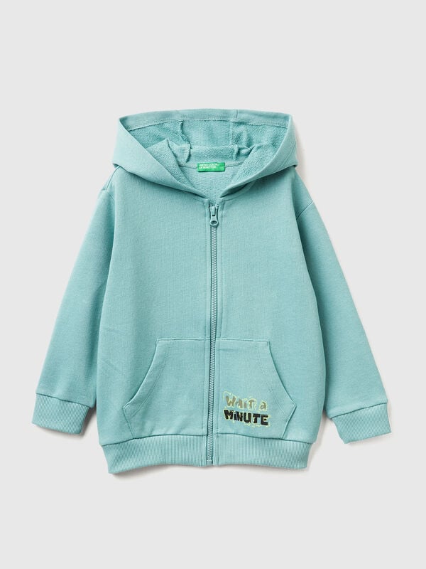 Felpa con stampa e cappuccio Bambino