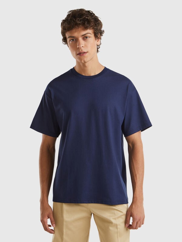 T-shirt over fit in cotone bio Uomo
