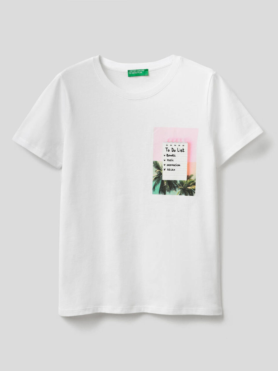T-shirt 100% cotone con stampa image number 1