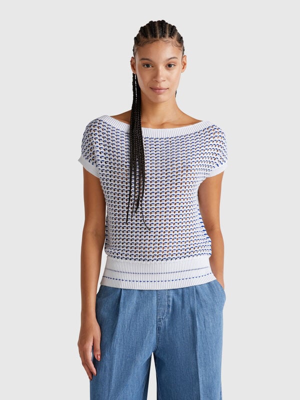 Maglia crochet Donna
