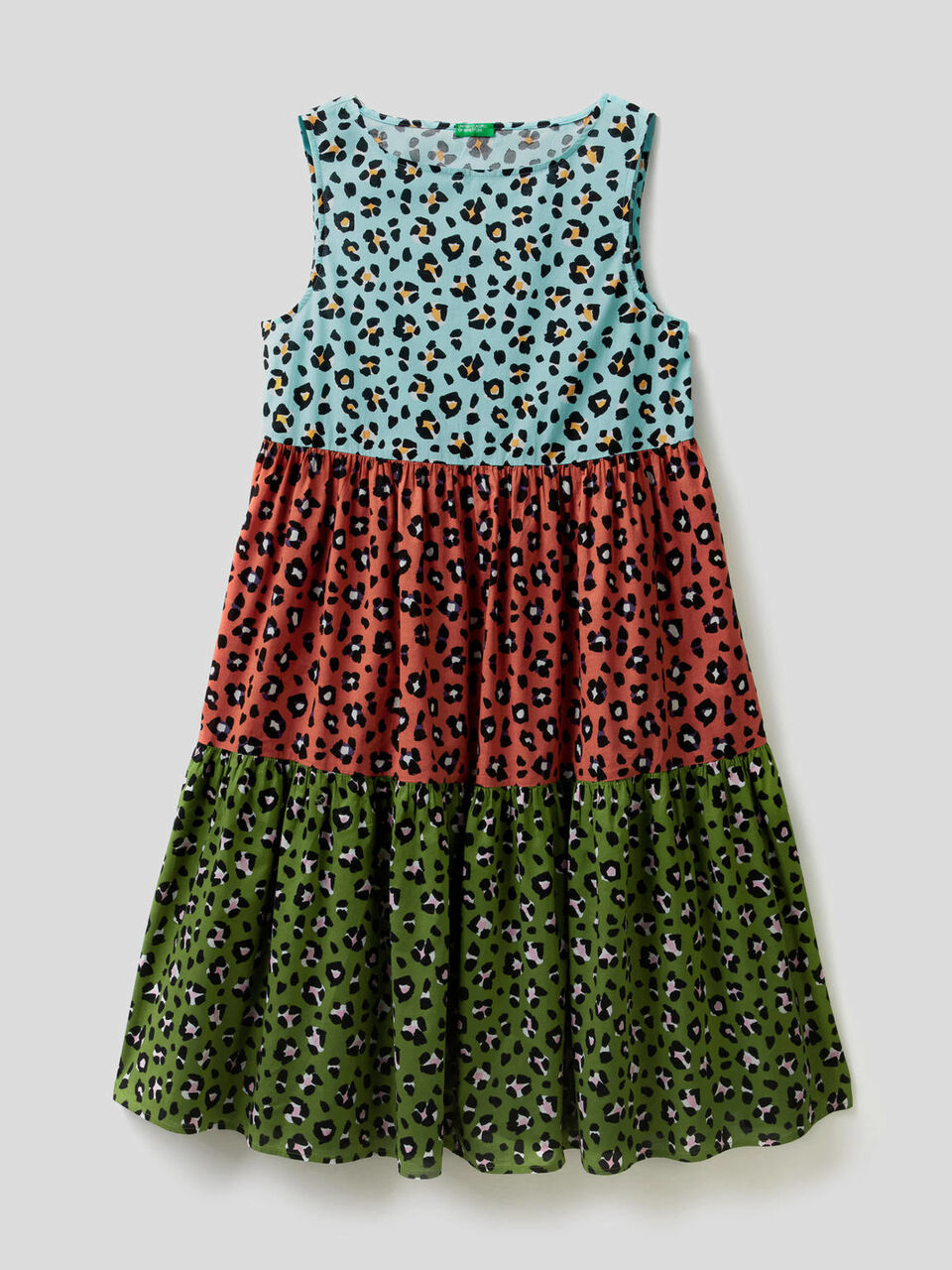 Vestito animalier multicolor image number 1