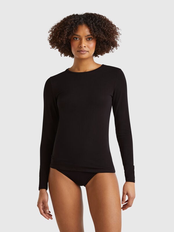 T-shirt in cotone super stretch Donna