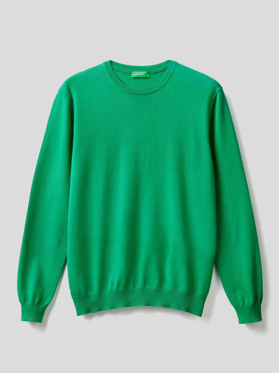 Maglia girocollo 100% cotone image number 1