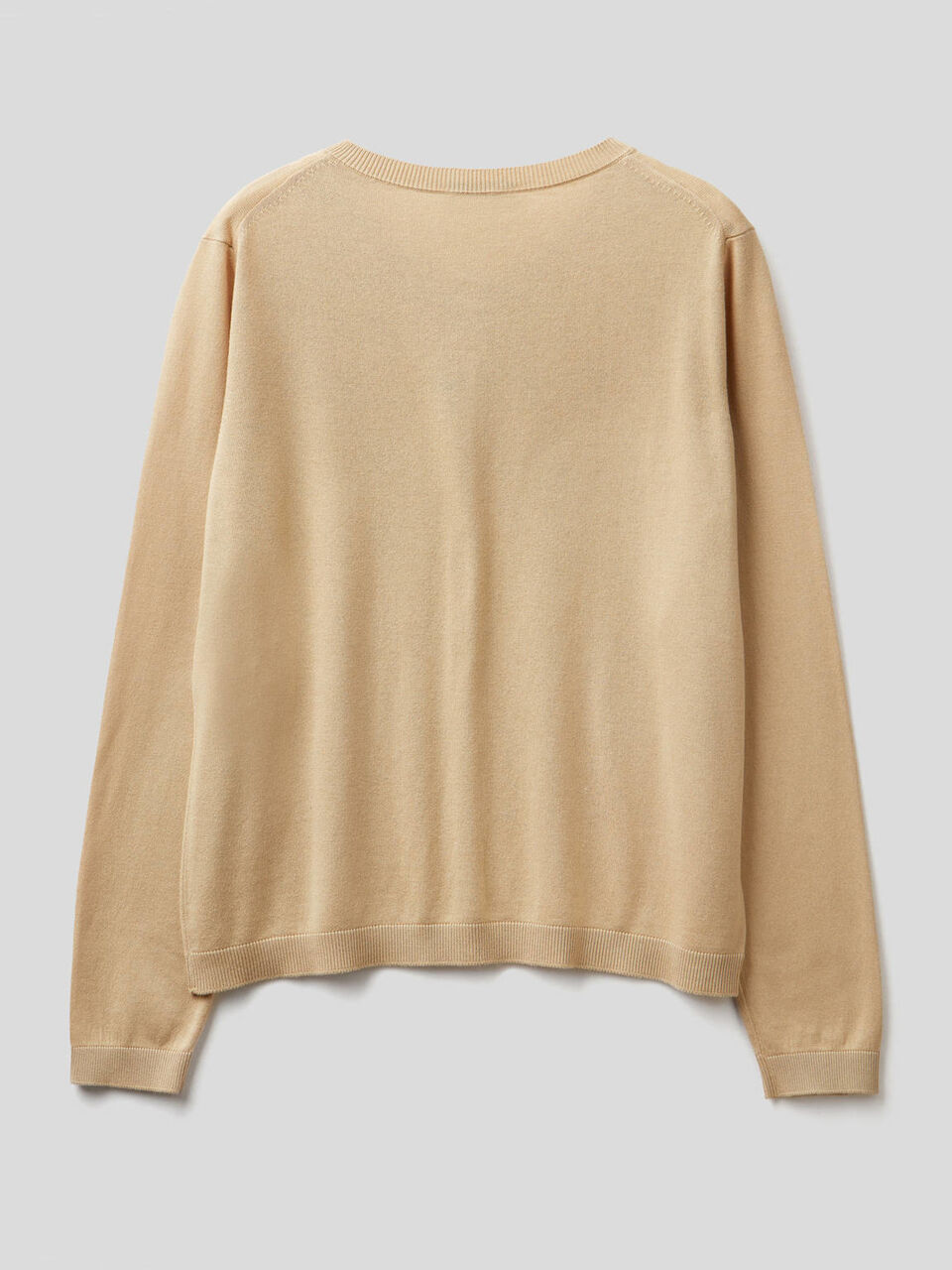 Cardigan girocollo in misto cotone image number 2