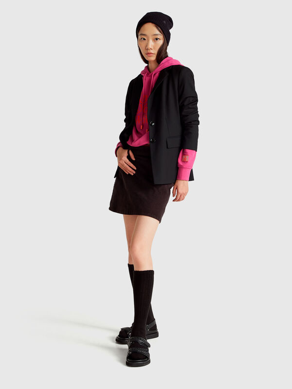 Minigonna in velluto Donna