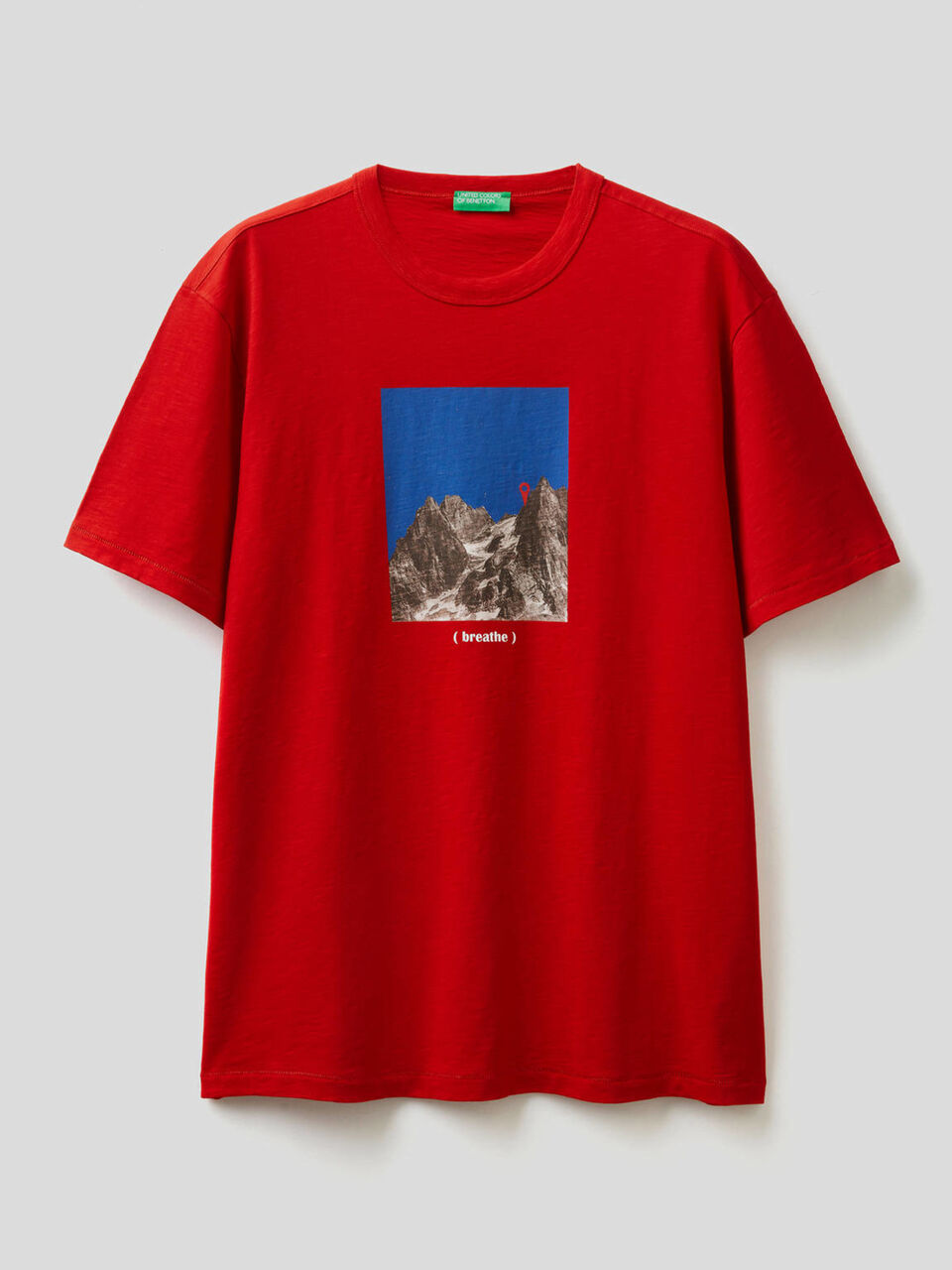 T-shirt 100% cotone bio con stampa image number 1