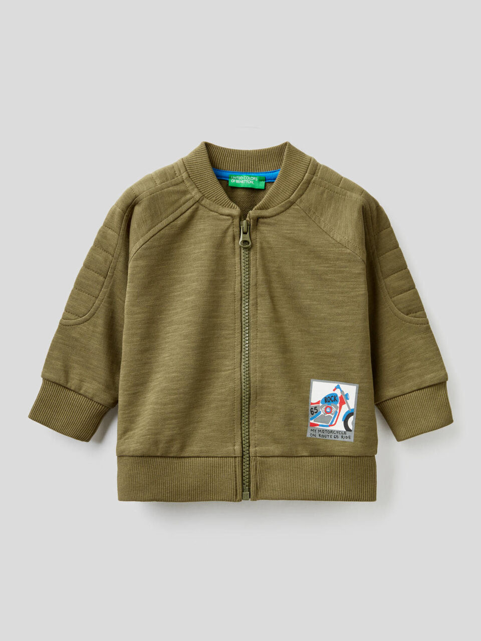 Felpa stile bomber image number 1