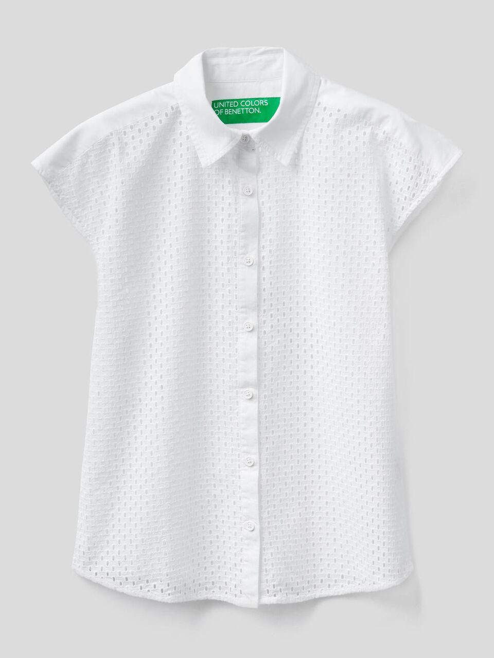 Camicia in sangallo di 100% cotone image number 1