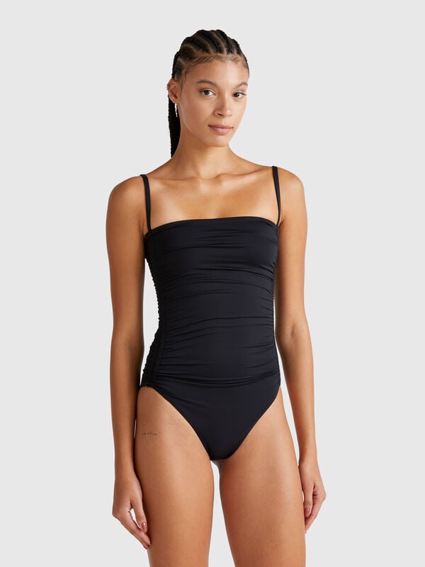 Costume intero con drappeggio Donna