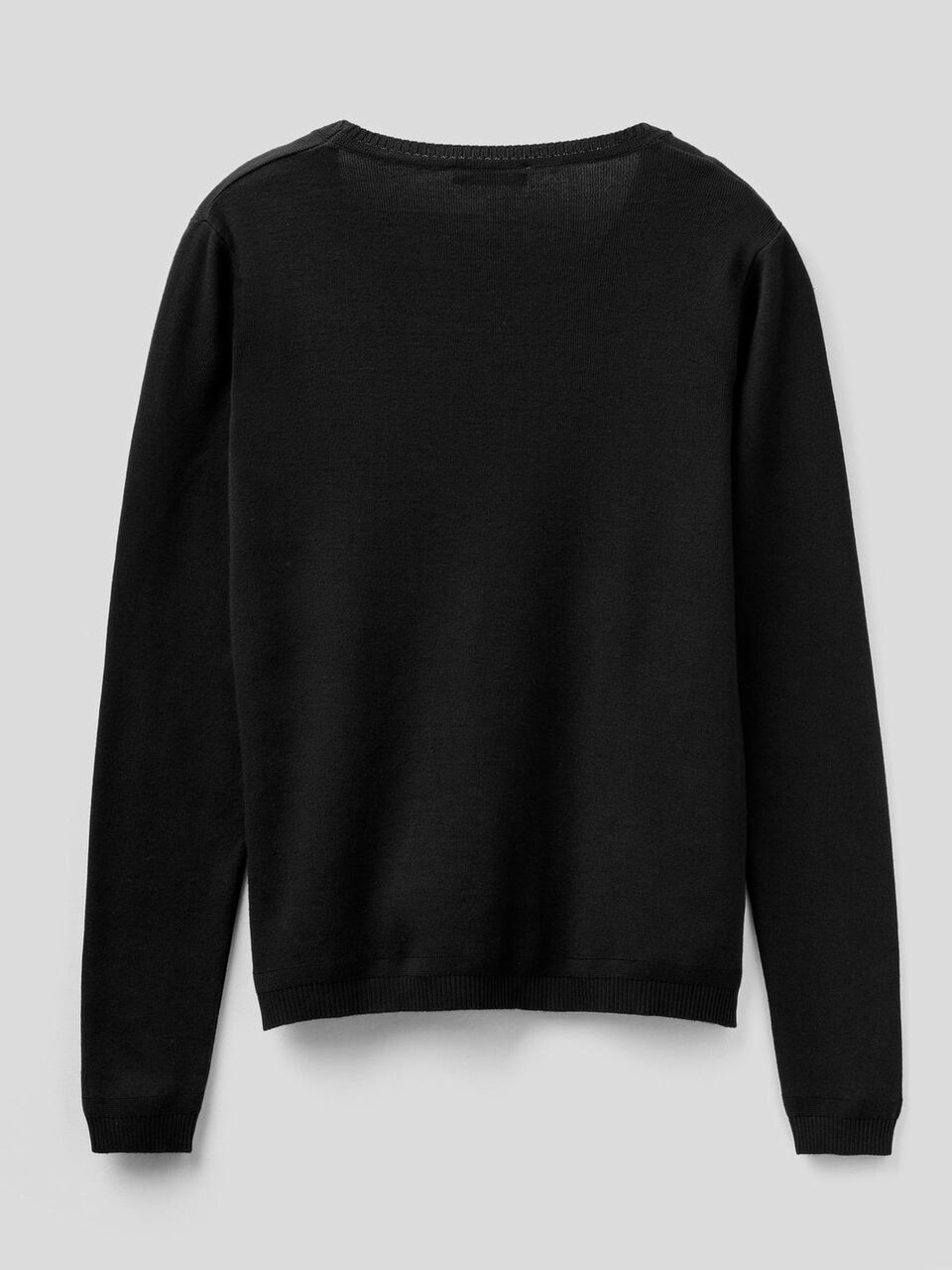 Maglia girocollo in puro cotone image number 2