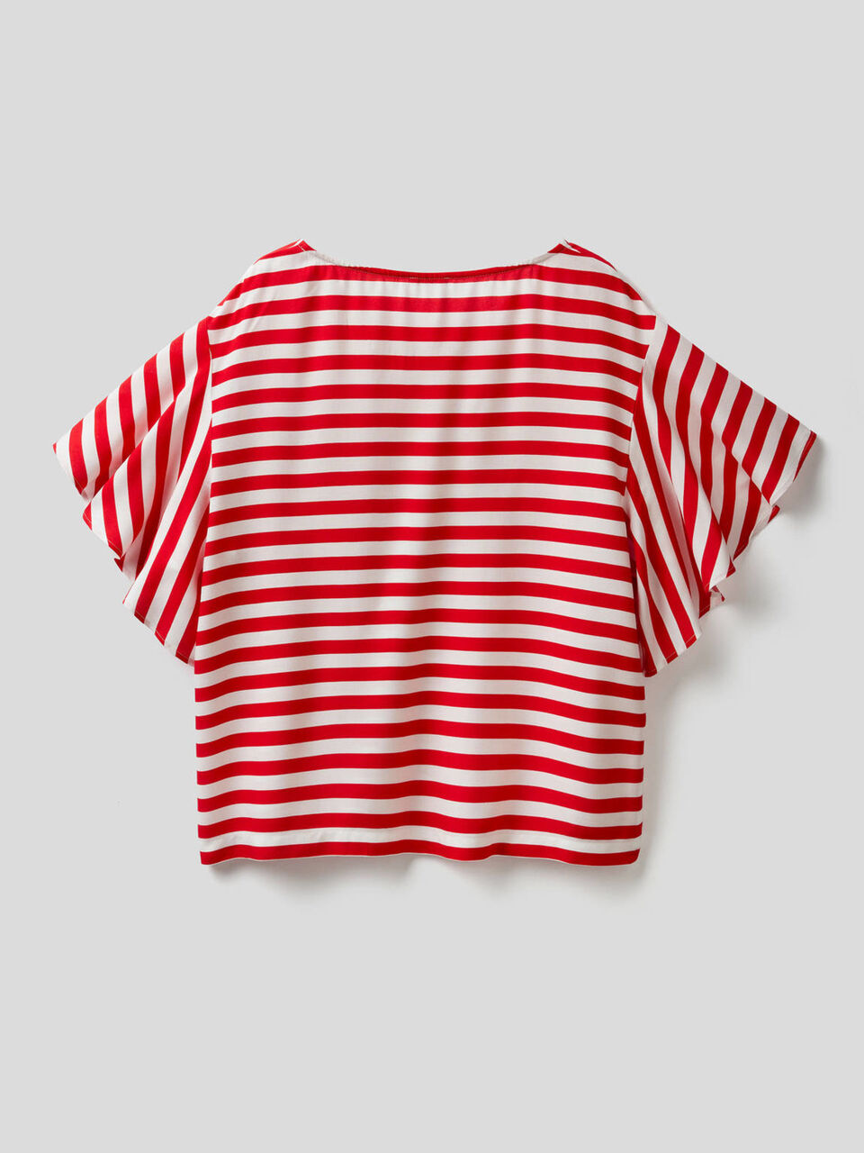 T-shirt con maniche volant image number 2