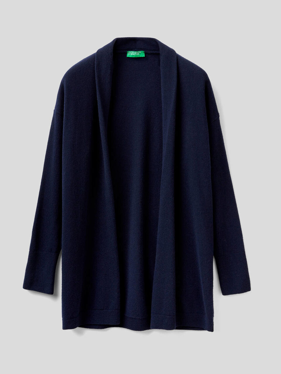 Cardigan lungo con collo a scialle image number 1