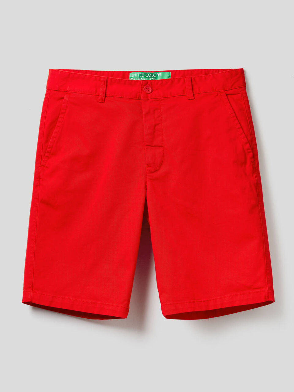 Bermuda chino in cotone stretch image number null