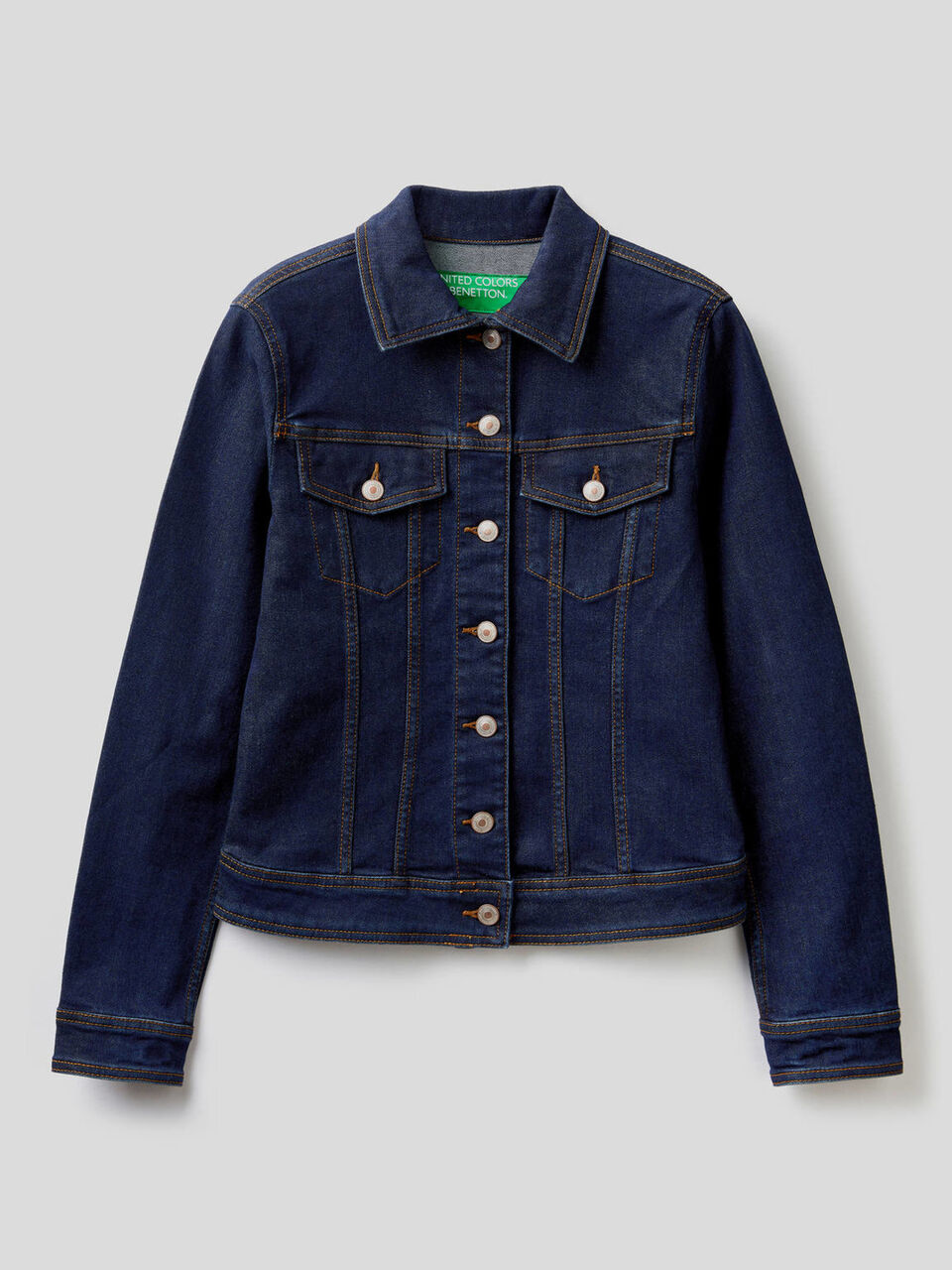 Giubbino jeans sciancrato image number 1