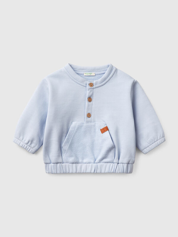 Felpa con tasca 100% cotone Baby