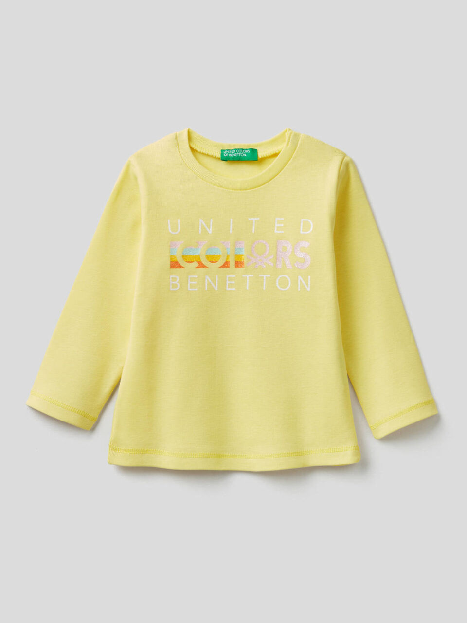 T-shirt manica lunga in cotone biologico image number 1