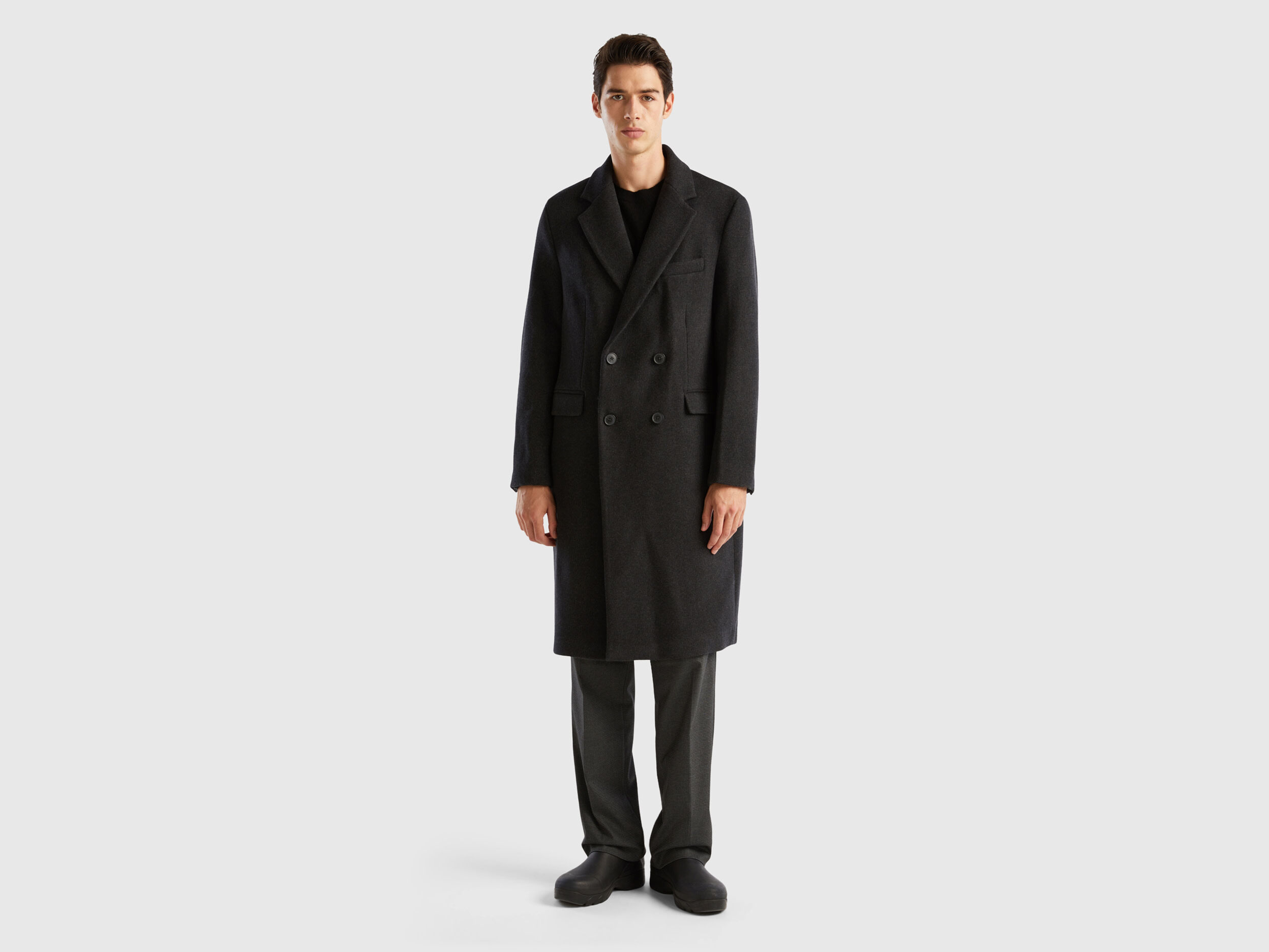 Benetton cappotto sales uomo