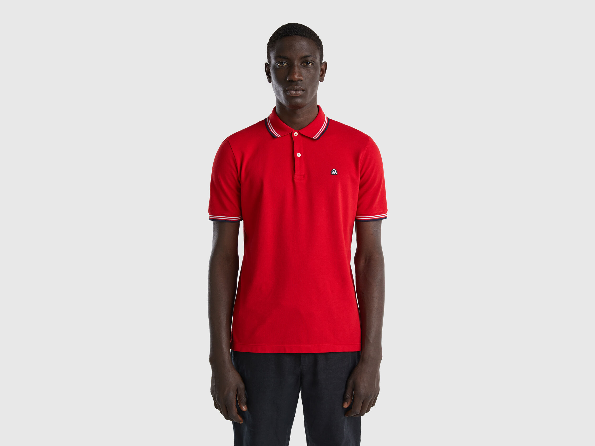 Polo benetton manica corta sale