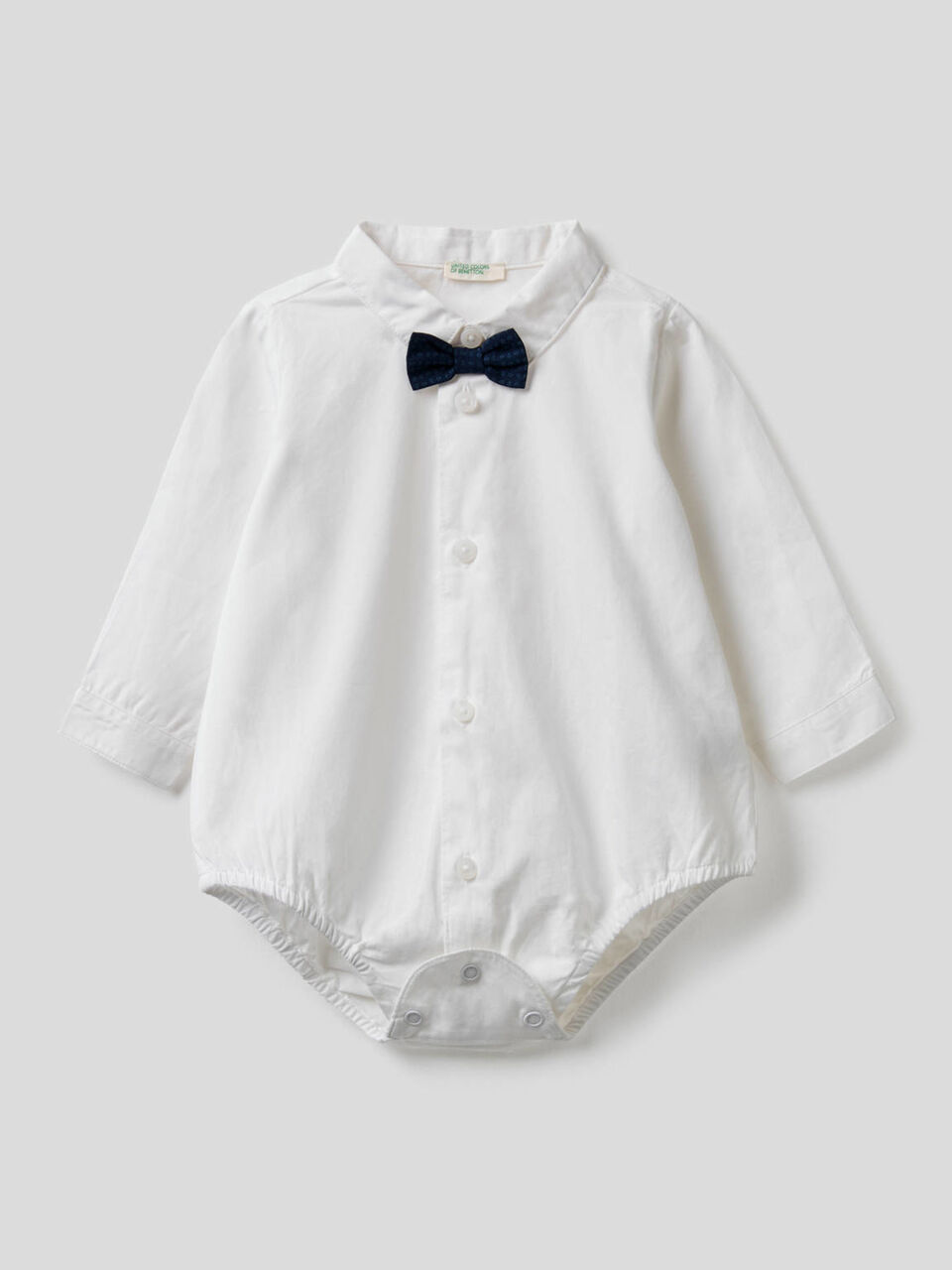 Body a camicia con papillon image number 1