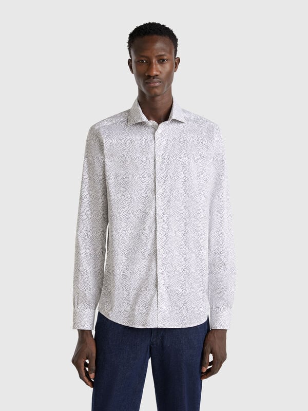 Camicia fantasia slim fit Uomo