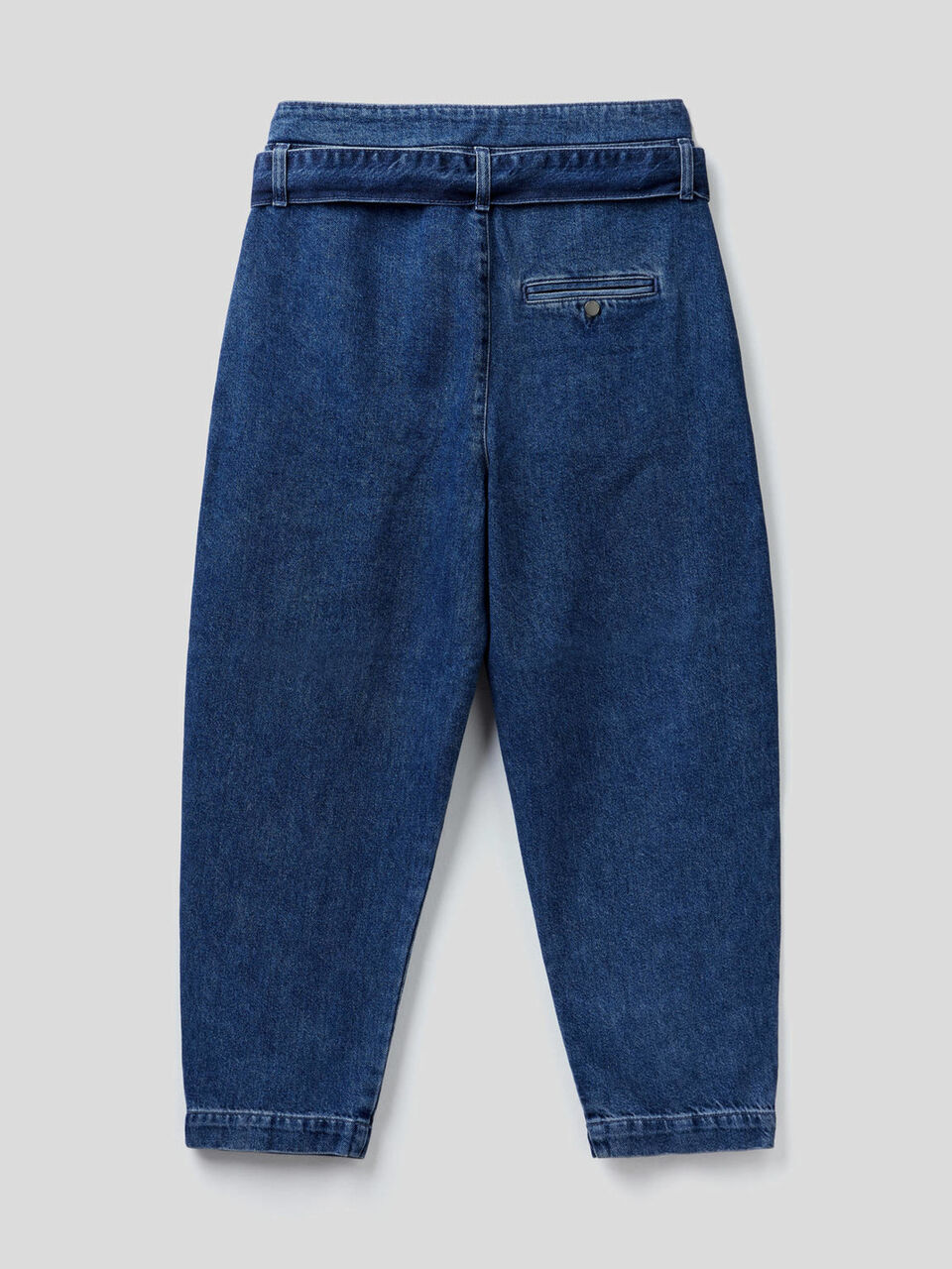 Jeans paperbag in 100% cotone image number 2