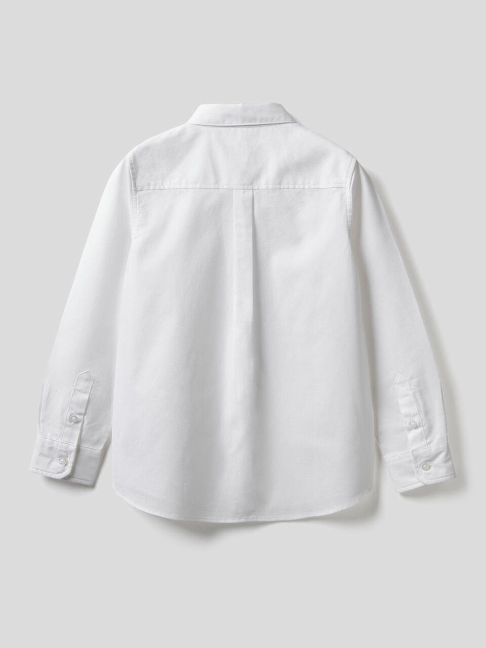 Camicia in cotone con logo ricamato image number 2