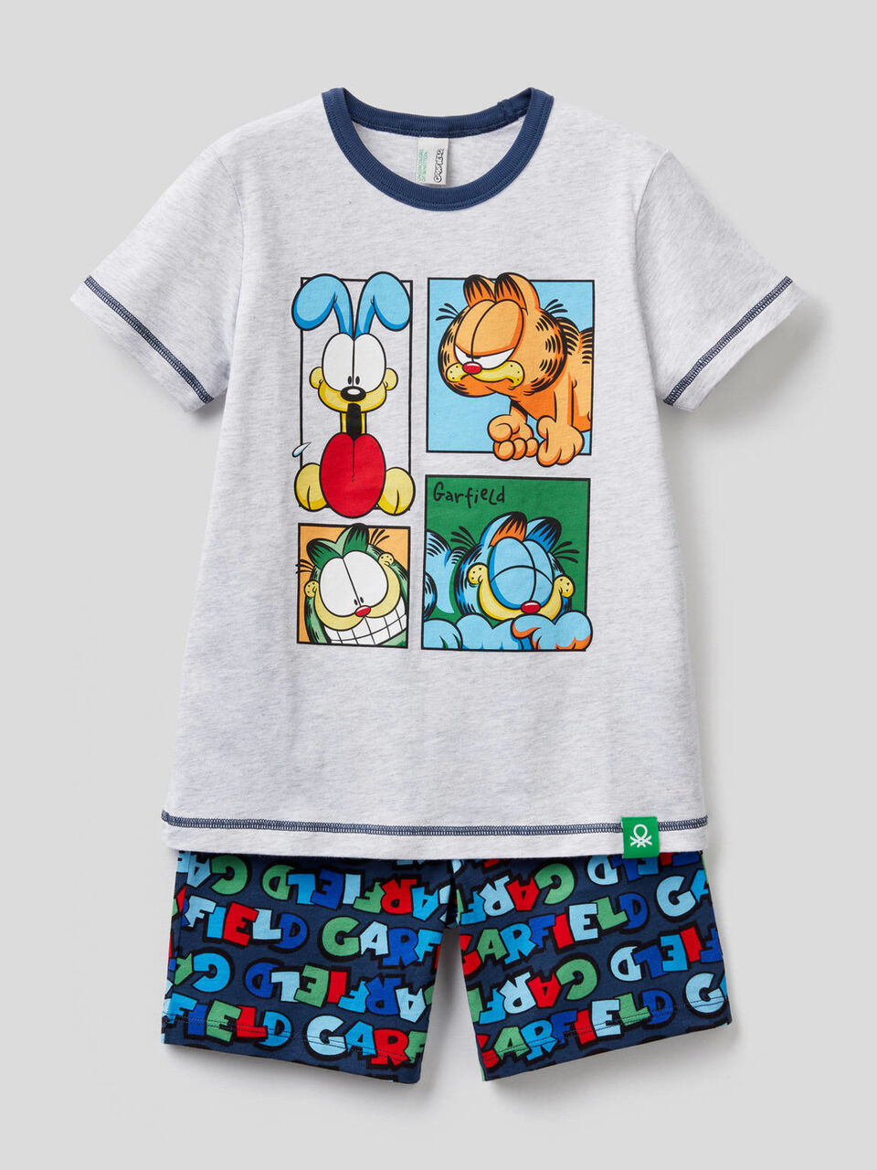 Pigiama 100% cotone con stampa Garfield image number 1