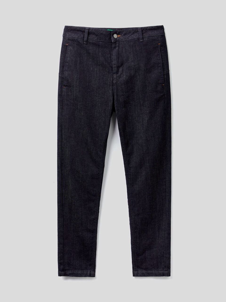 Chino in denim di cotone stretch image number 1