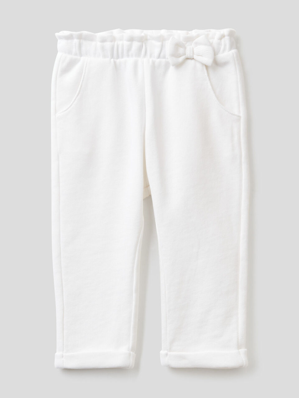 Pantaloni in felpa con fiocchetto image number 1