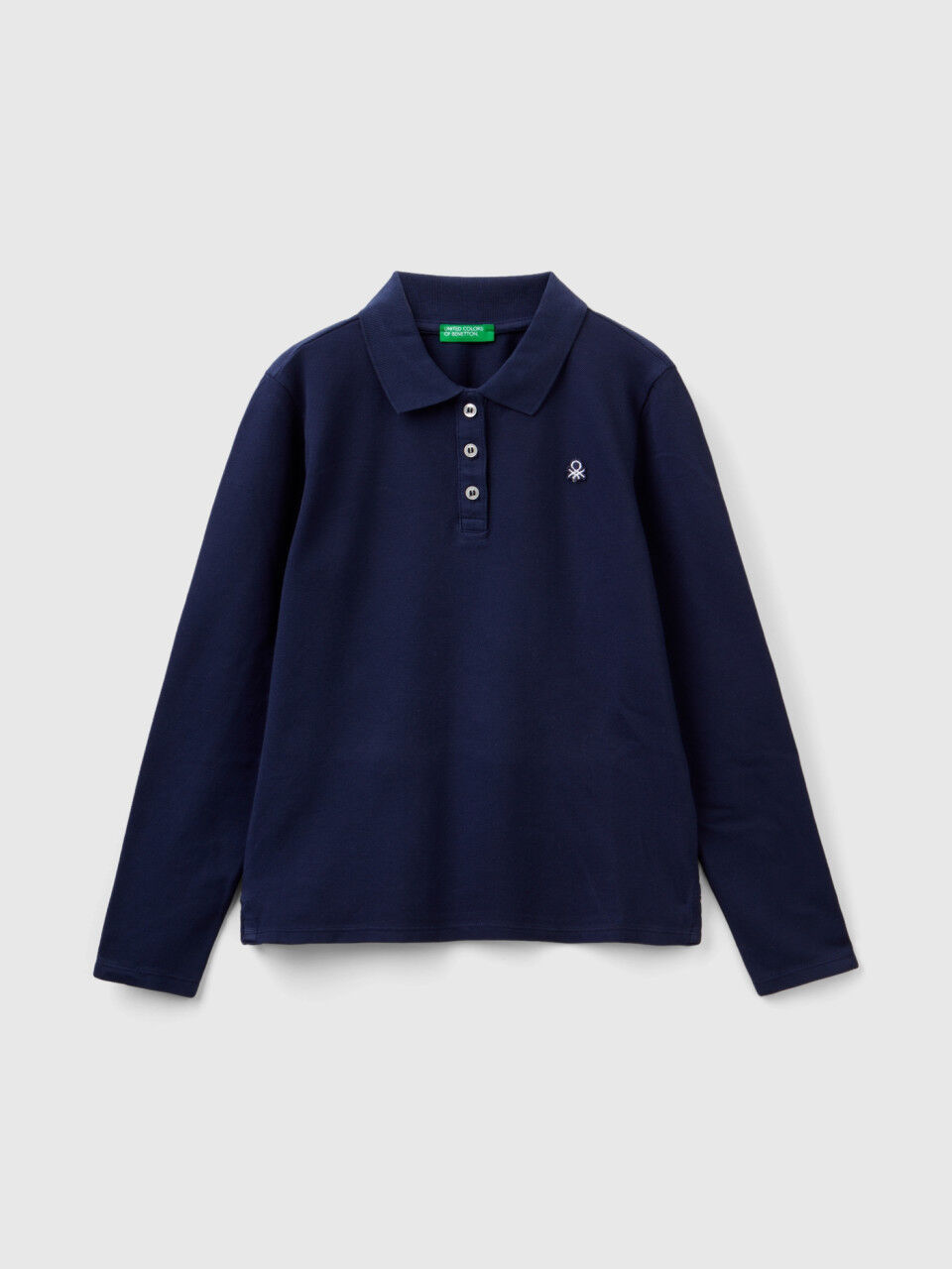Polo shop bianca bambina