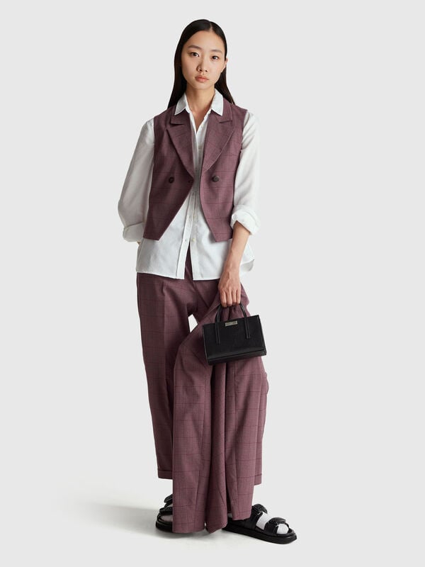 Gilet doppiopetto principe di Galles Donna