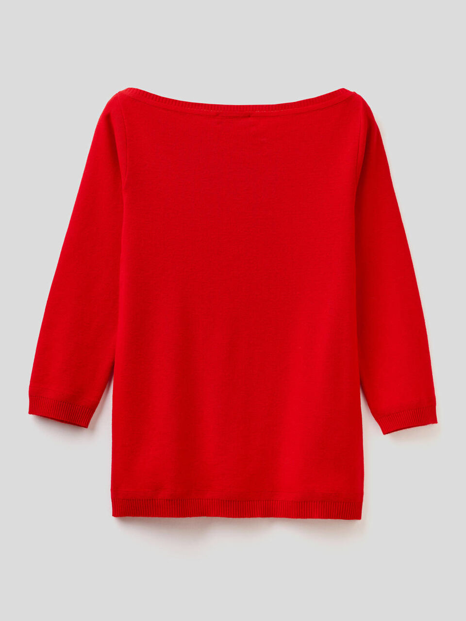 Maglia 100% cotone con scollo a barchetta image number 2