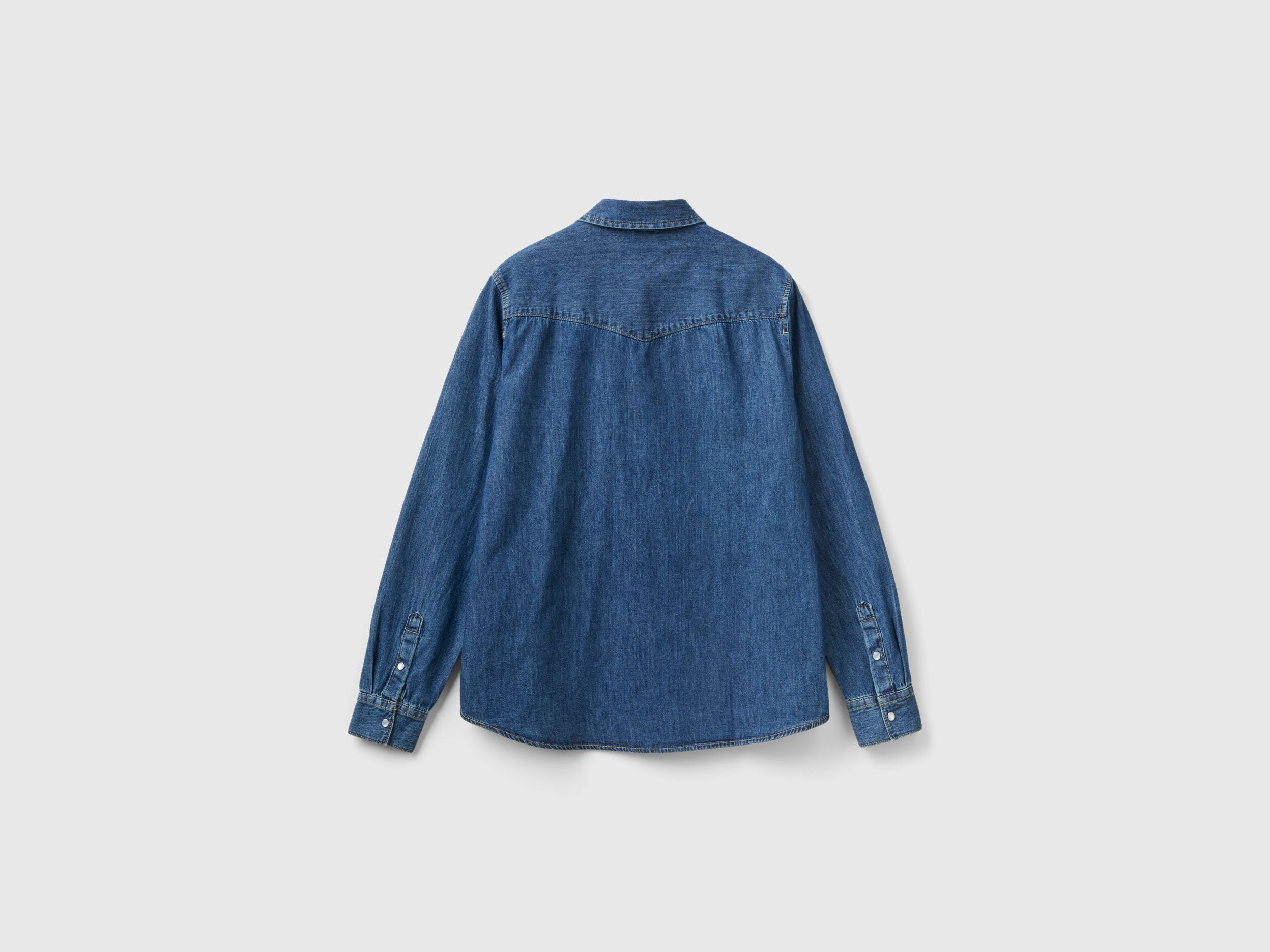 Camicia jeans bambino benetton 2025