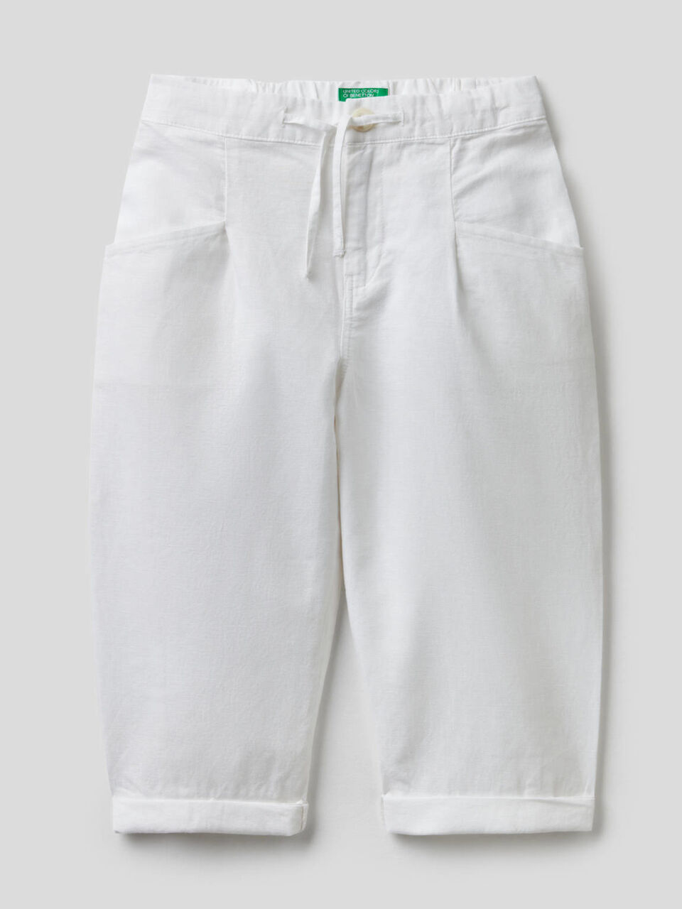 Pantaloni in misto lino image number 1